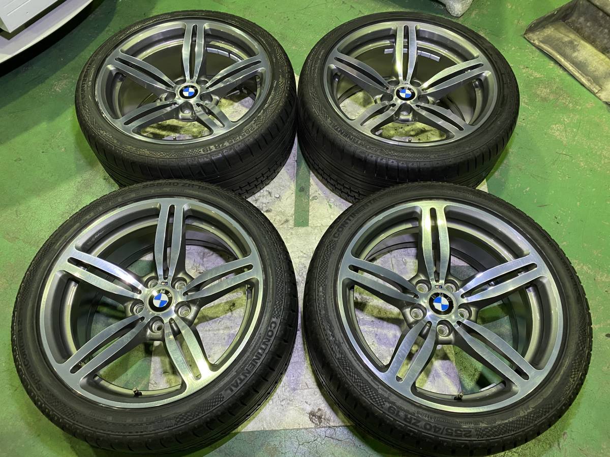 希少 美品 BMW M6 純正 鍛造 ダブルスポークスタイリング167M 19インチ 8.5J +12 9.5J +17 PCD120 5H FORGED 新車外し？ E63 E64 E60 の画像1