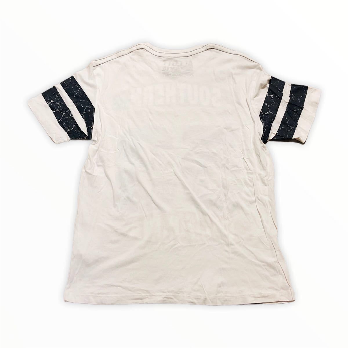 【美品】ALCOTT ナンバープリント半袖Tシャツ アルコット カットソートップス クルーネック Tee