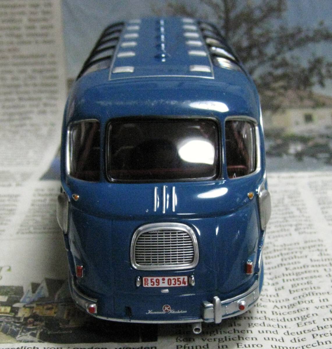 * очень редкий распроданный *Minichamps PMA*1/43*1951 SETRA S8 BUS WAHRENBURG голубой * автобус 