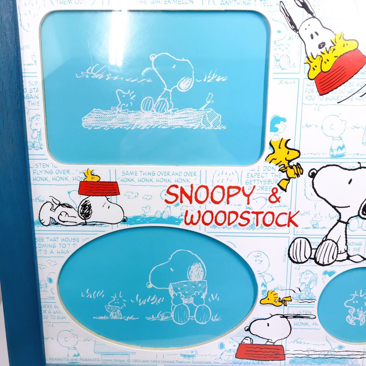 スヌーピー【SNOOPY】ピーナッツ PEANUTS フォトフレーム 写真立て フォトスタンド 木製 ウッド_画像3