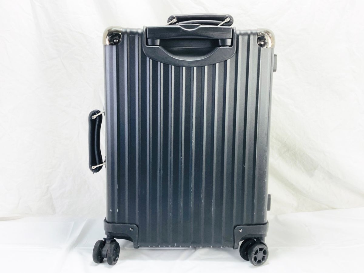 美品 RXO スーツケース アルミ合金 軽量 静音 耐久 無段階 ブラック サイズ/縦:47cm 横:36cm 幅:20cm SK-220320017