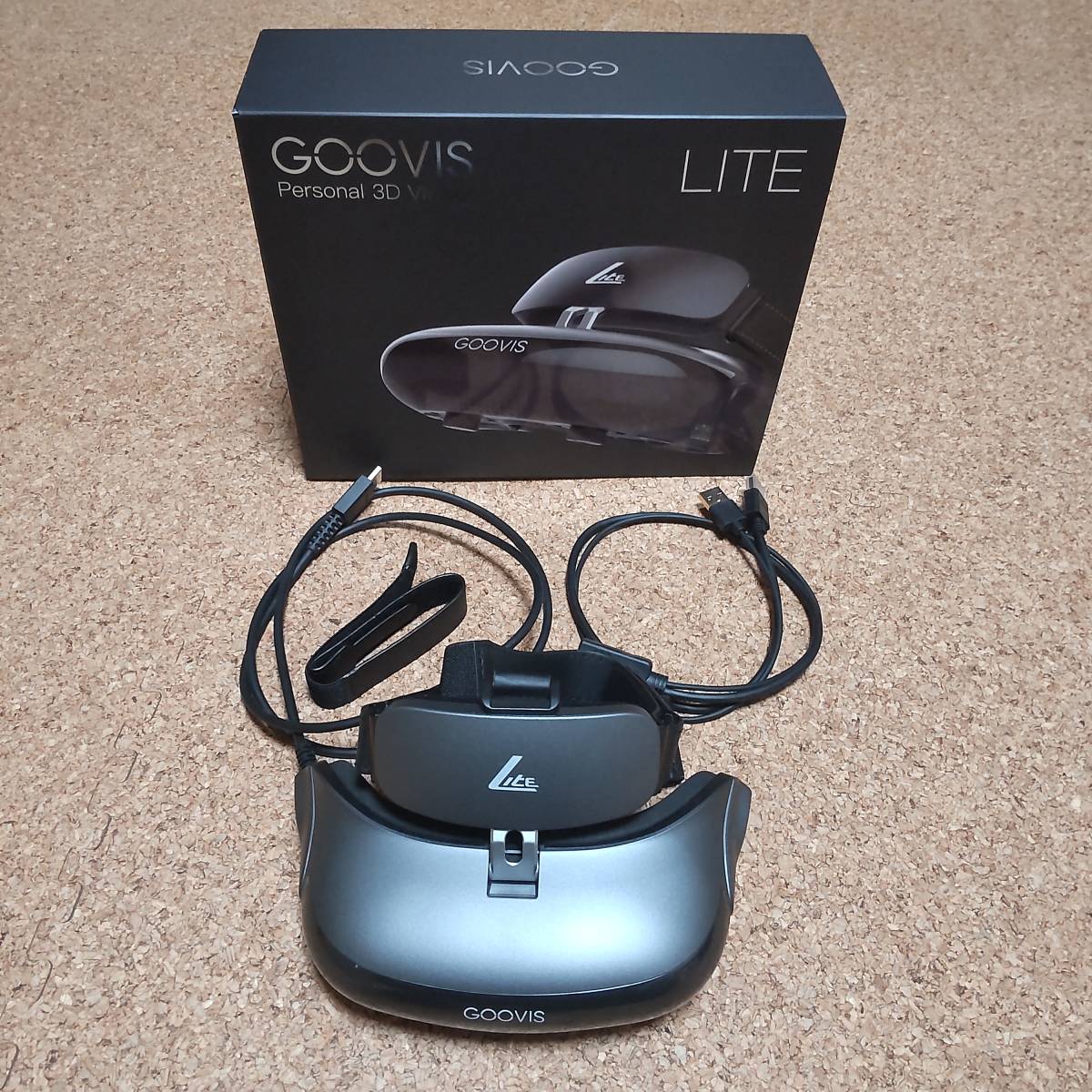 名入れ無料】 GOOVIS T2 Young ヘッドマウントディスプレイ ブラック