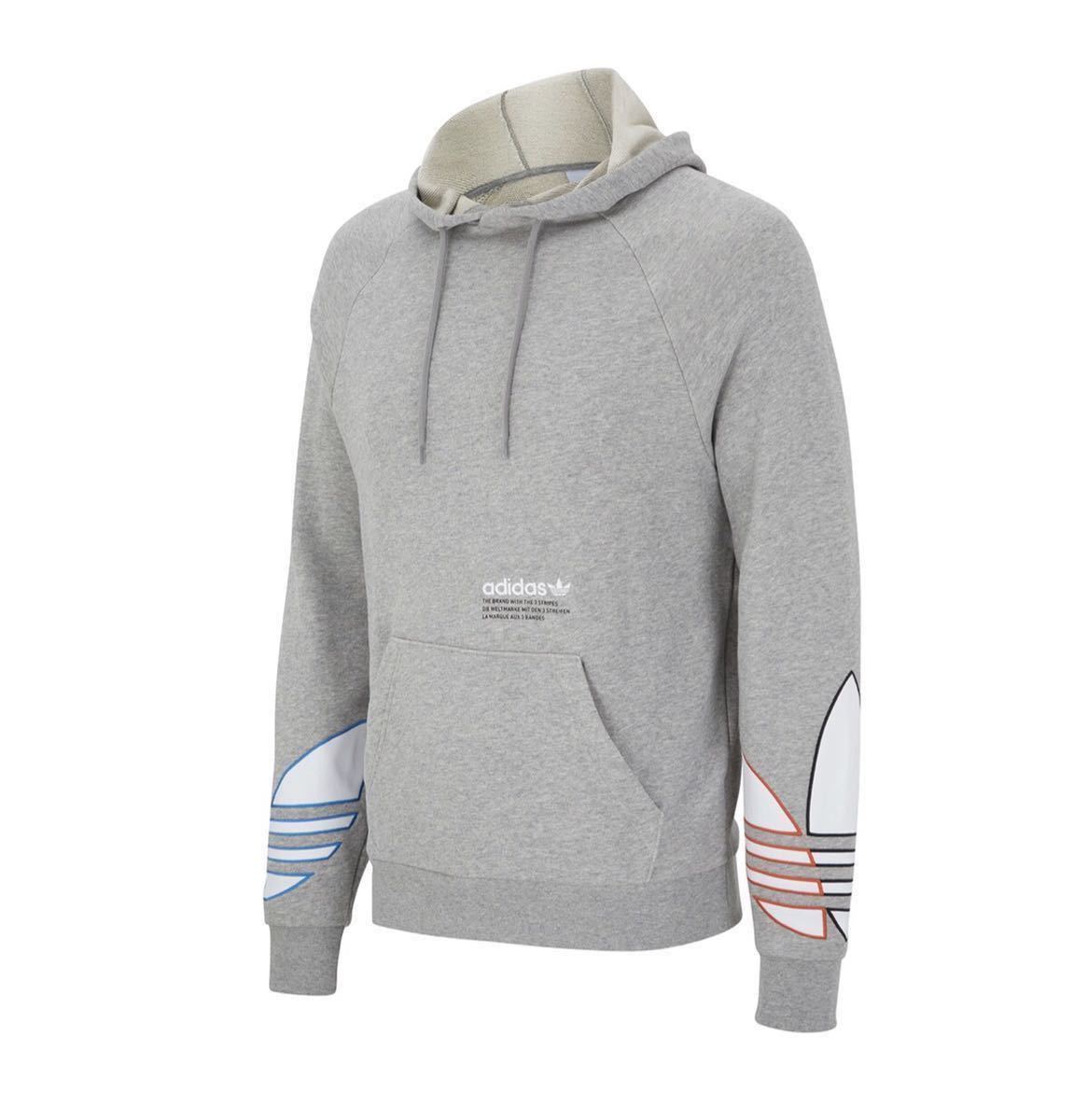 少し豊富な贈り物 adidas 新品 XL アディダス 上下セット スウェット 店舗割引 スウェット上下セット グレー XL originalsトレフォイル adidas パーカー
