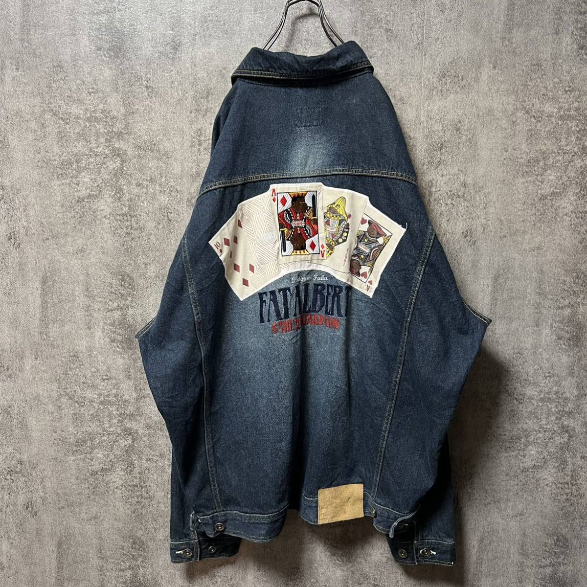 プラティナムフブPLATINUMFUBU トランプファットアルバート刺繍 プラティナムフブPLATINUMFUBU トランプファットアルバート刺繍
