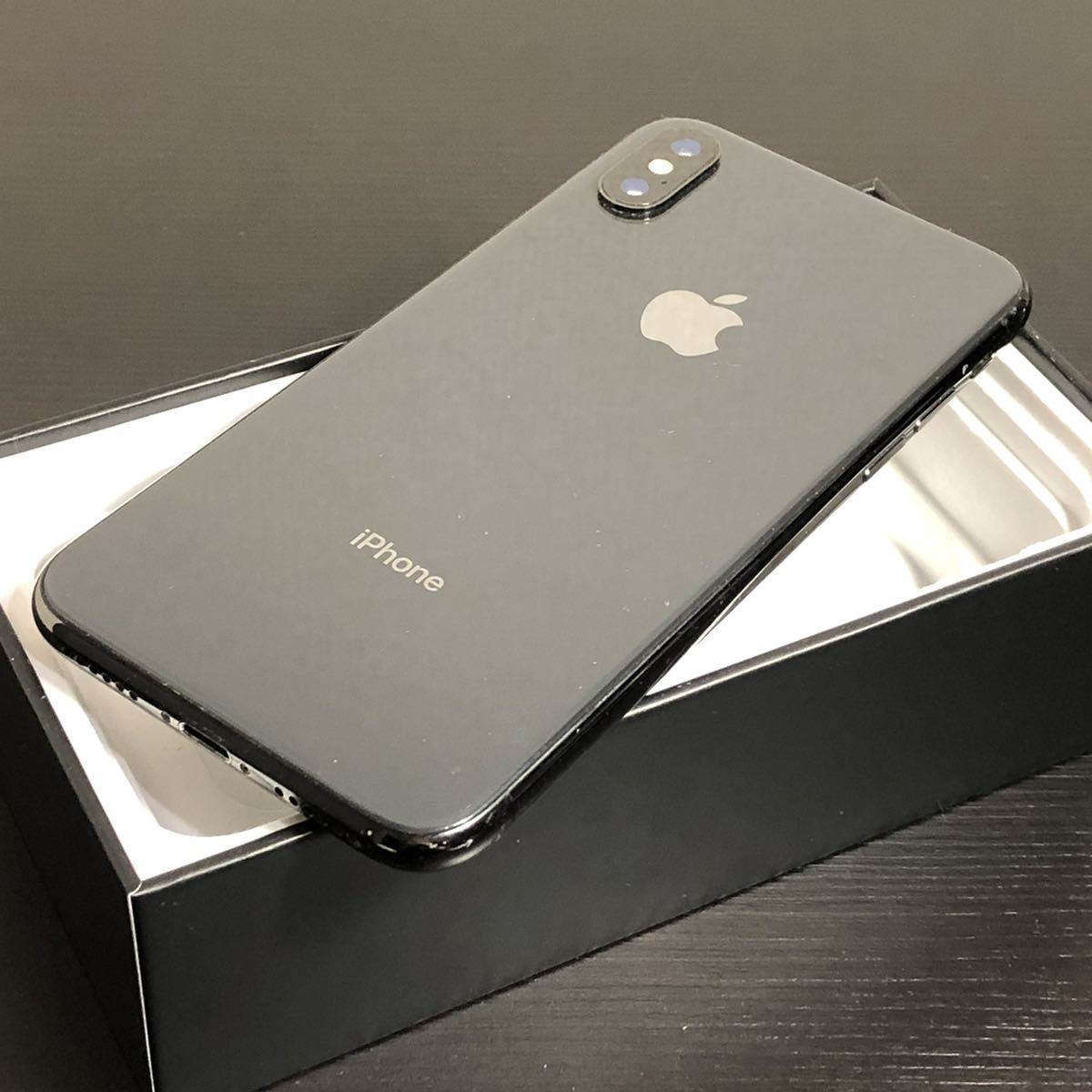 訳あり品】Apple｜iPhone X 64gb｜SIMフリー｜スペースグレイ｜速達