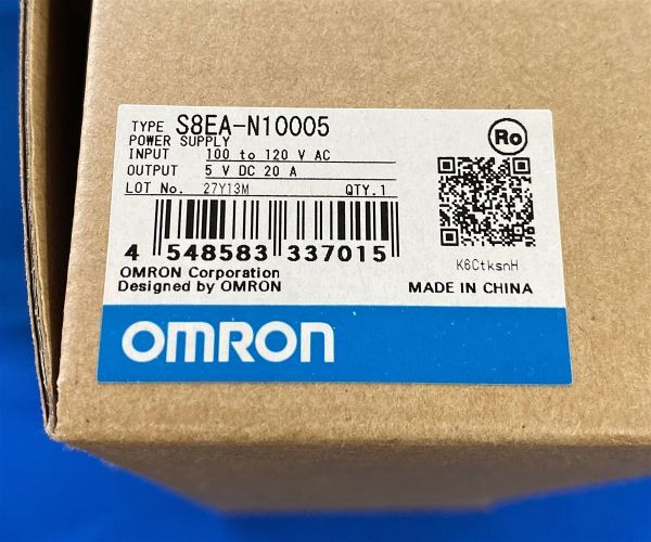 オムロン S8EA-N10005 スイッチング電源 パワーサプライ シャーシ付き 100W DC出力 5V20A AC100V〜120Vの画像6