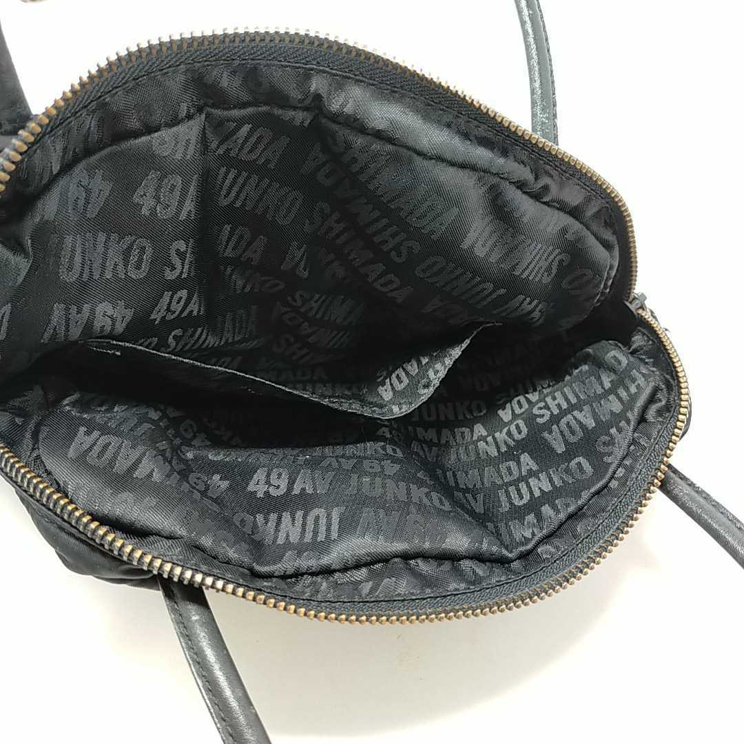 JUNKO SHIMADA 49AV トートバッグ ハンドバッグ カバン ロゴ 手持ち鞄　S_画像5