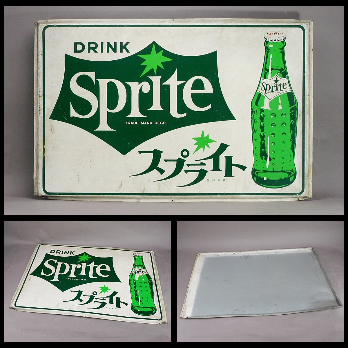 Yahoo!オークション - スプライト(Sprite)DRINK ホーロー看板(琺瑯看...