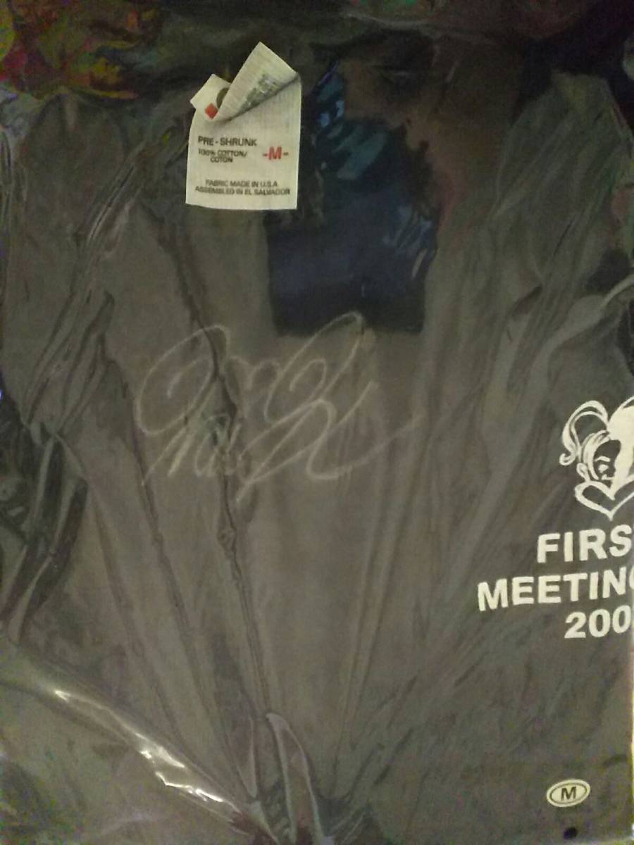 希少!FC初event倉木麻衣FIRST MEETING 2002直筆サイン入りTシャツ紺色Mサイズ Lサイズも出品中！_画像2