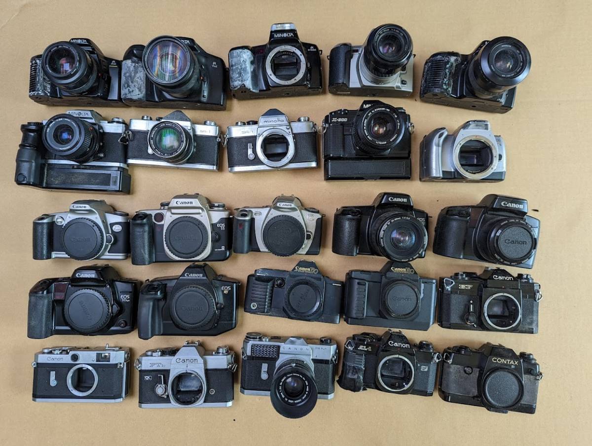 大量 ジャンク品 フィルムカメラ 一眼レフ まとめて 46台 セット