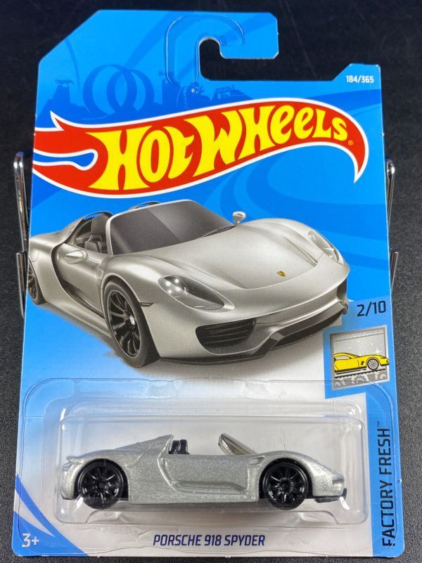 ホットウィール HOTWHEELS PORSCHE 918 SPYDER ポルシェ スパイダー シルバー_画像1