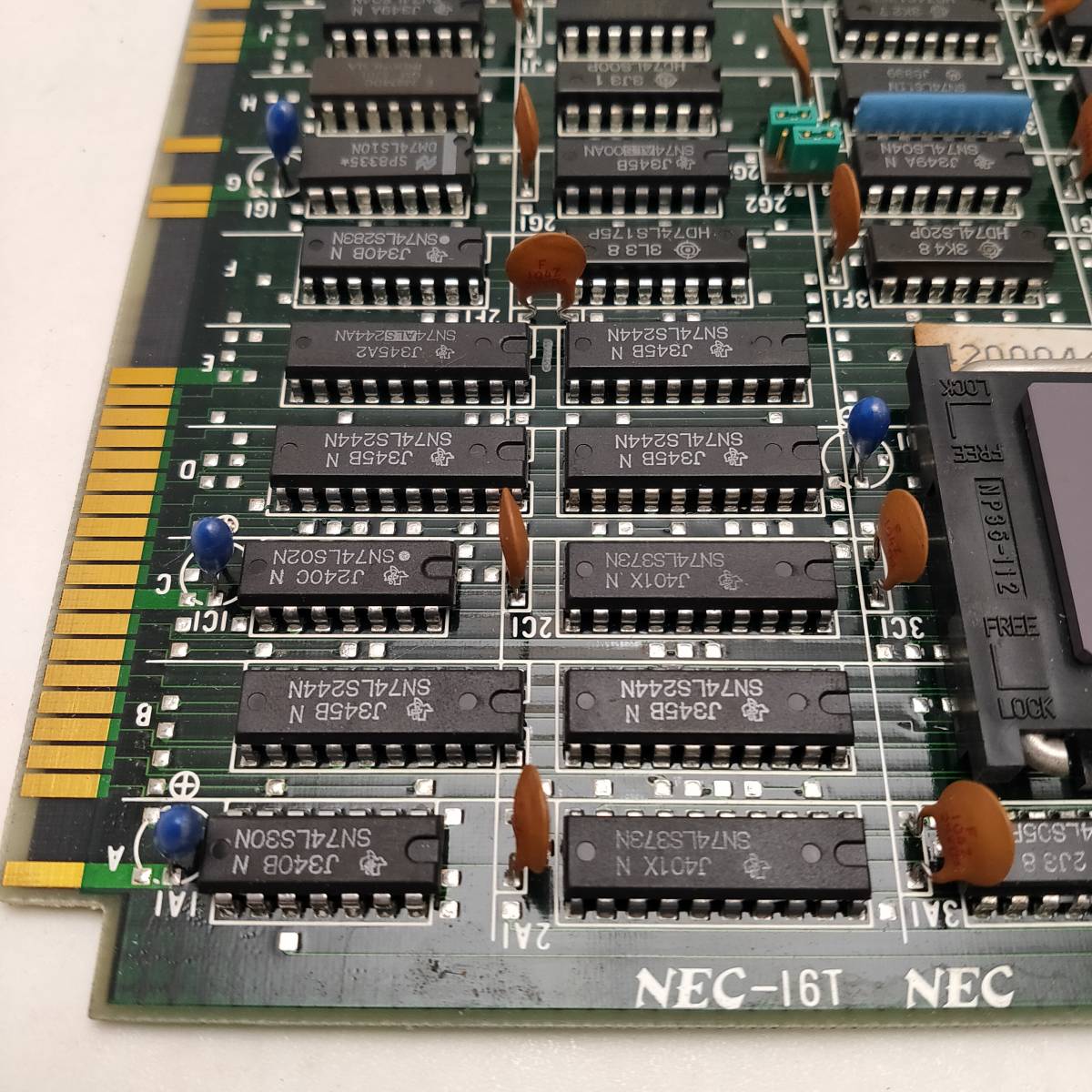 ジャンク品 PC98 68000ボード PC-9801-16? 詳細不明 モトローラ MC68010R8_画像2