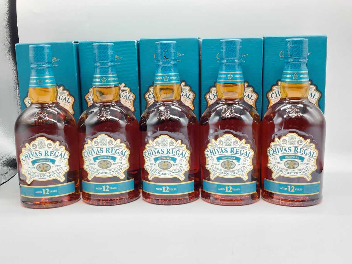 未開栓】 CHIVAS REGAL シーバスリーガル ミズナラ 700ml 40% おまとめ 非課税 シーバスリーガル 12年 5本セット ミズナラ ブレンデッドスコッチ 700ml ウイスキー