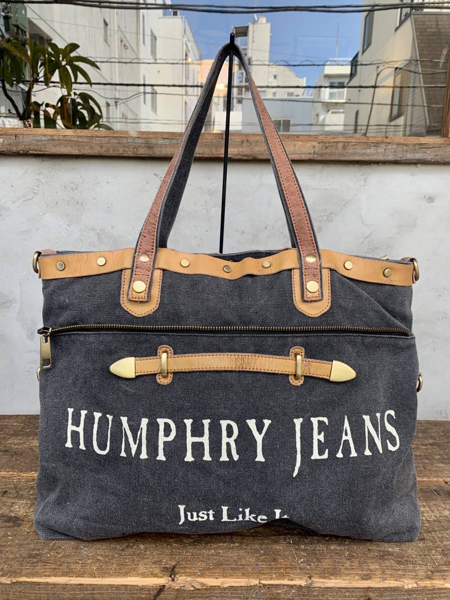 ★HUMPHRY JEANS★トート★ハンド★ショルダー★バッグ★かばん★グレー★の画像4