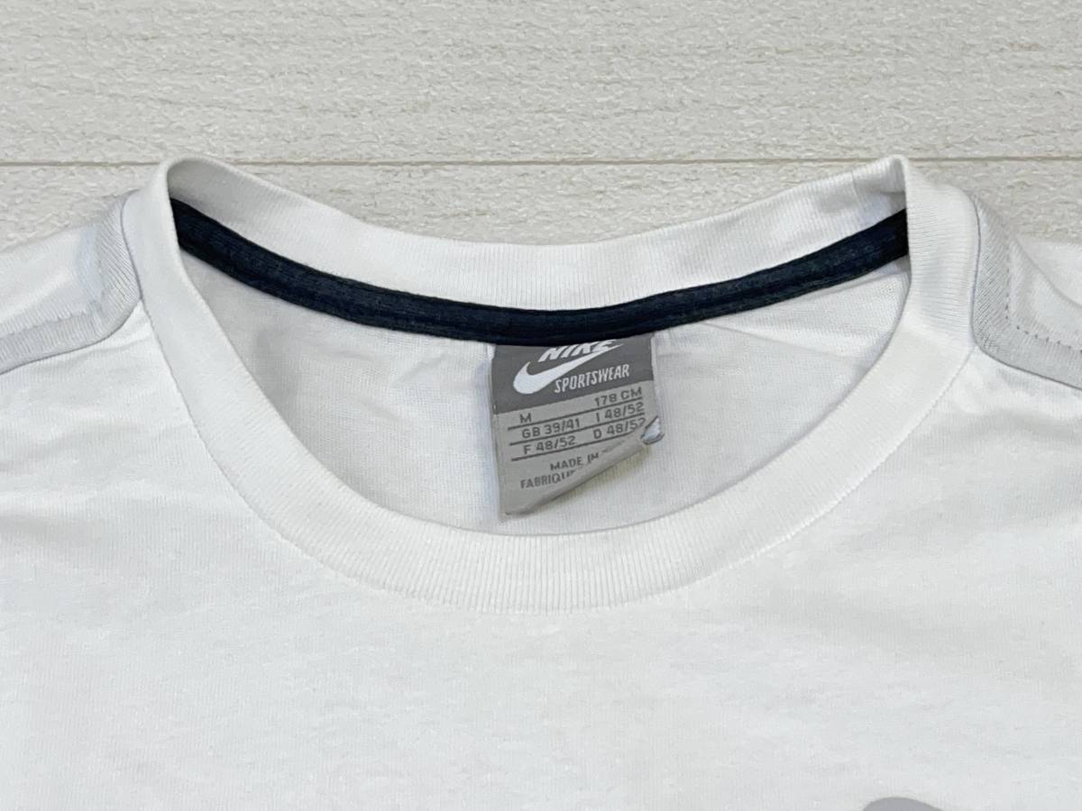 ☆送料無料☆ NIKE ナイキ USA直輸入 古着 半袖 Tシャツ メンズ M ホワイト トップス 中古 即決_画像4