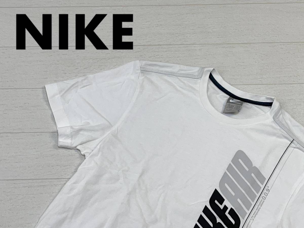 ☆送料無料☆ NIKE ナイキ USA直輸入 古着 半袖 Tシャツ メンズ M ホワイト トップス 中古 即決_画像1