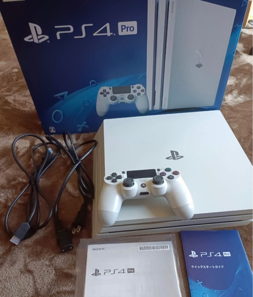 PlayStation4 Pro グレイシャー・ホワイト 1TB CUH-7200BB02（¥39,999
