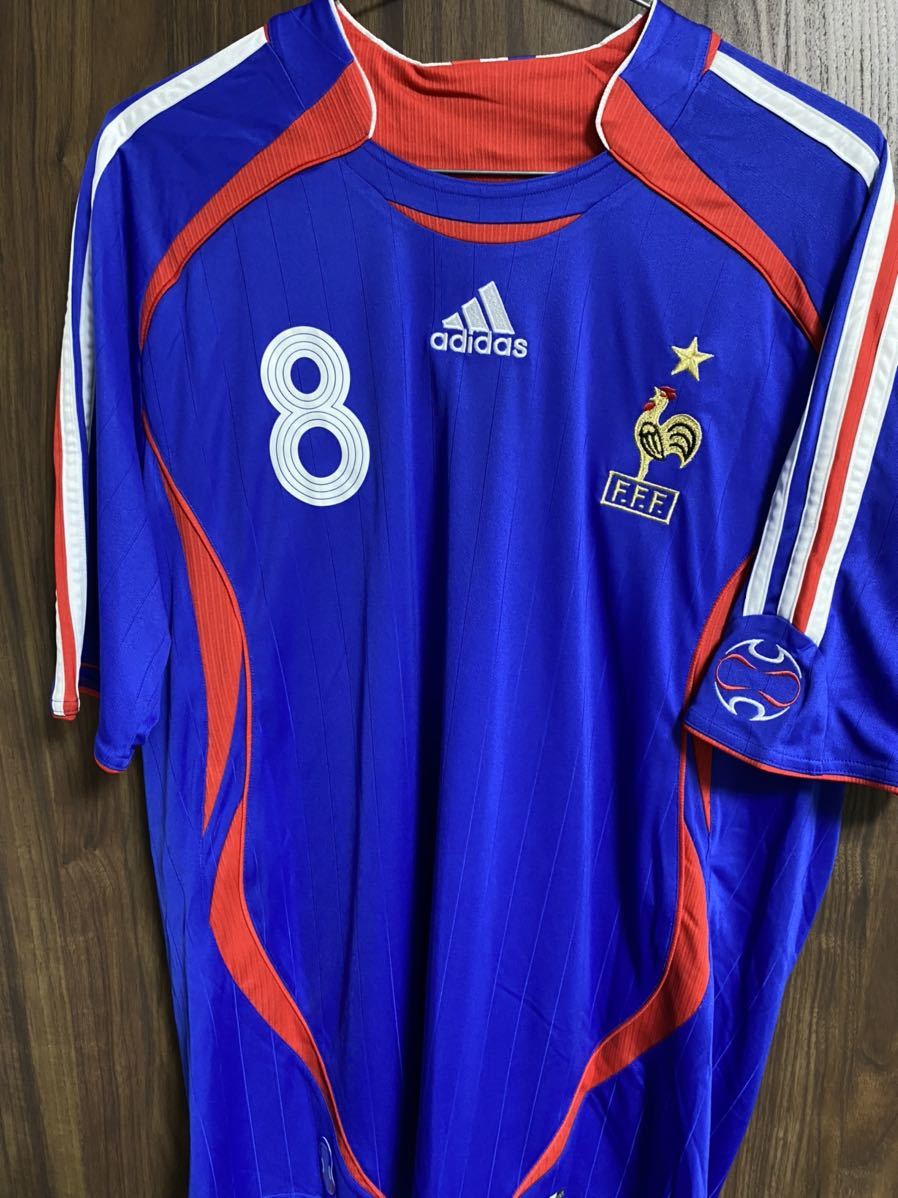 サッカー ユニフォーム 未着用品 フランス代表 ホーム ドラソー アディダス正規品 2006ドイツワールドカップ
