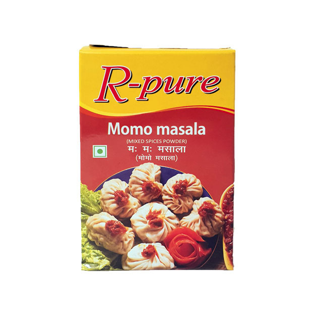o R-pure モモマサラ パウダー 100g ネパールの餃子の素 (ネコポス対応/箱を少し折って出荷) インド産 賞味期限2022.10-_画像1