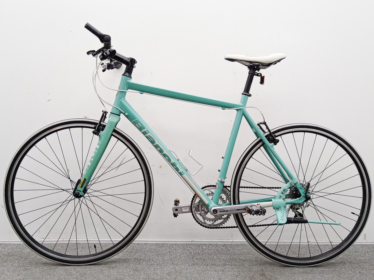Bianchi ビアンキ クロスバイク ROMAⅡ ローマ アルミフレーム 2×9 57サイズ 適応身長170~180cm 直接引取対応 販売証明書発行 Bianchi ビアンキ クロスバイク ROMAⅡ ローマ アルミフレーム 2×9 57サイズ 適応身長170~180cm 直接引取対応 販売証明書発行