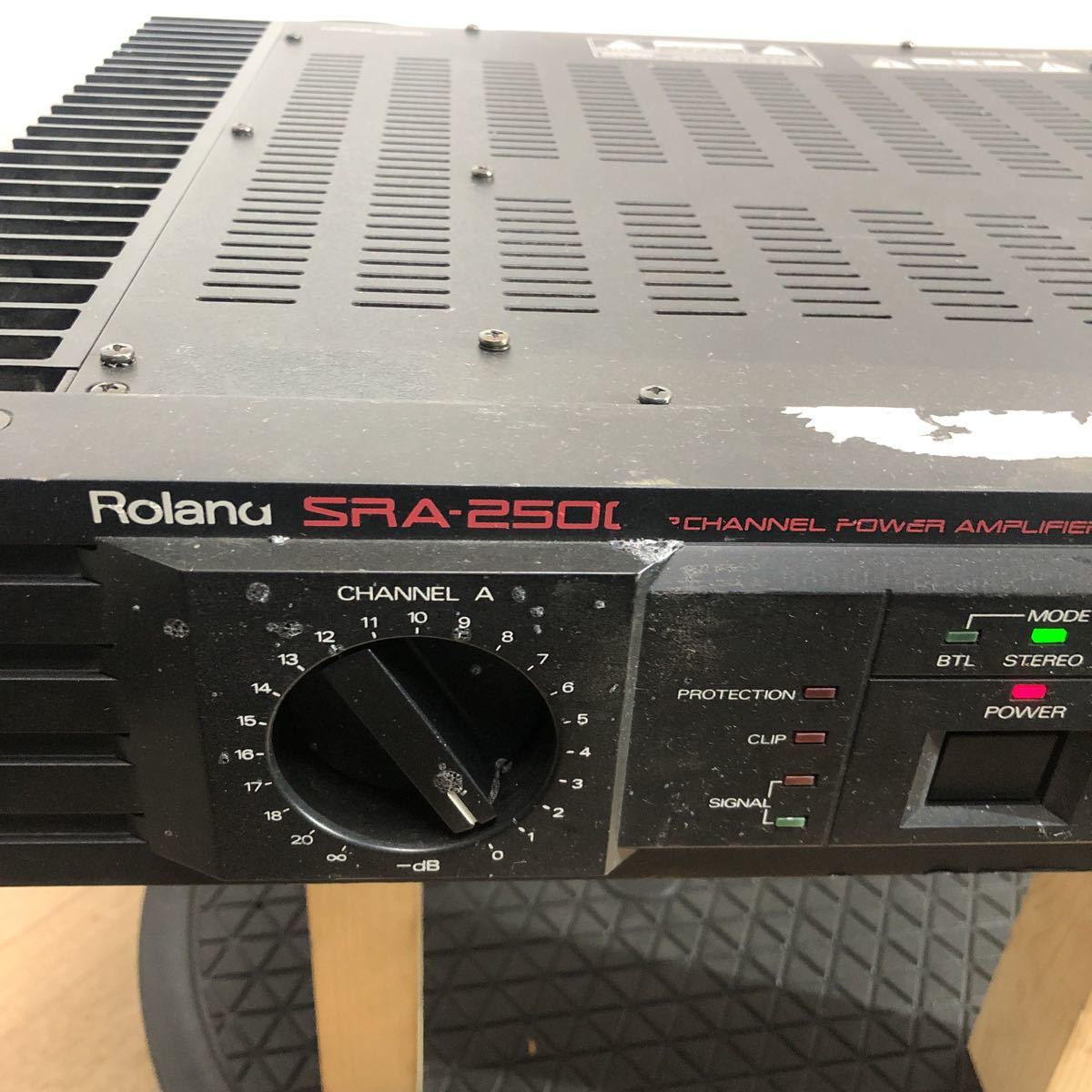 ヤフオク! - Roland SRA-2500 2ch パワーアンプ ロー...