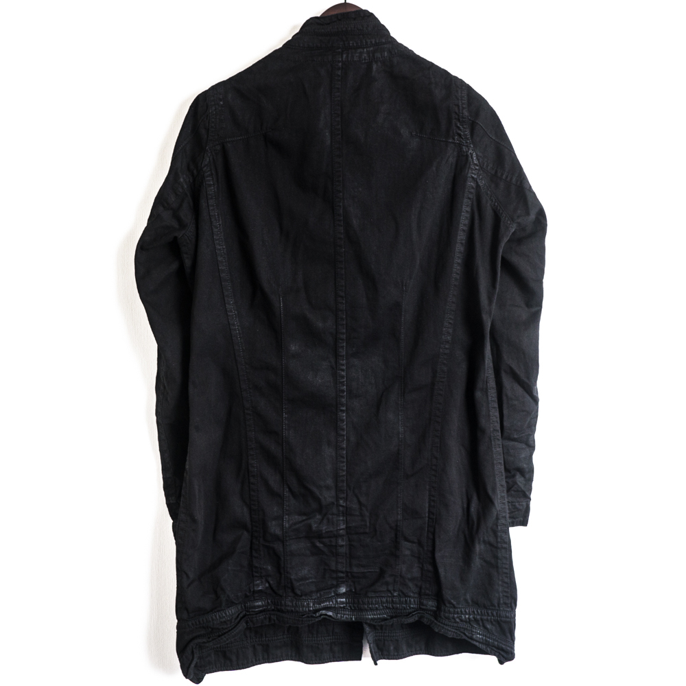 新品 JULIUS 8オンス コーティング デニム シームド ハイネック 新品 JULIUS 8オンス コーティング デニム シームド ハイネック