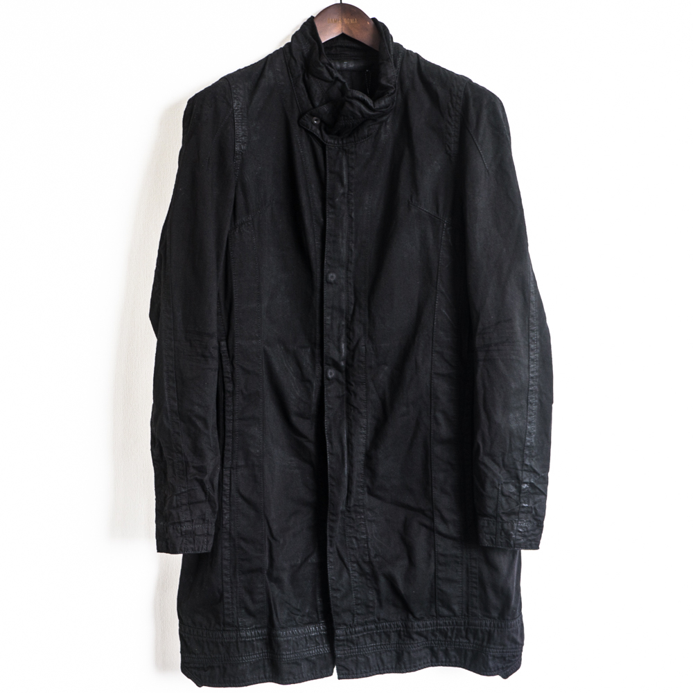 新品 JULIUS 8オンス コーティング デニム シームド ハイネック 新品 JULIUS 8オンス コーティング デニム シームド ハイネック