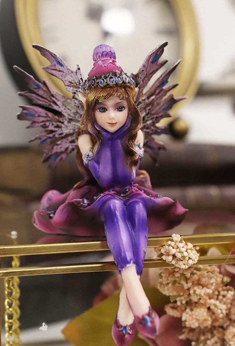 正規通販】 ピンクと紫の冬のイブニングガウンを着た雪の妖精
