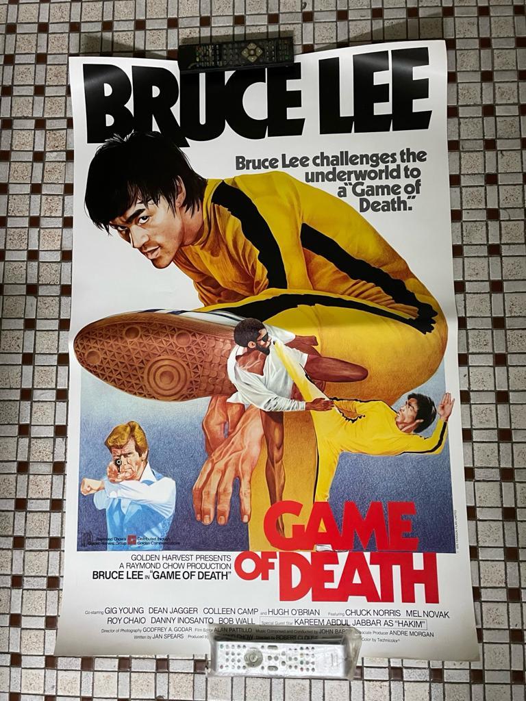 ブルース・リー/Bruce Lee 『死亡遊戯』Game of Death 大型映画ポスター 海外映画館用 香港英語版