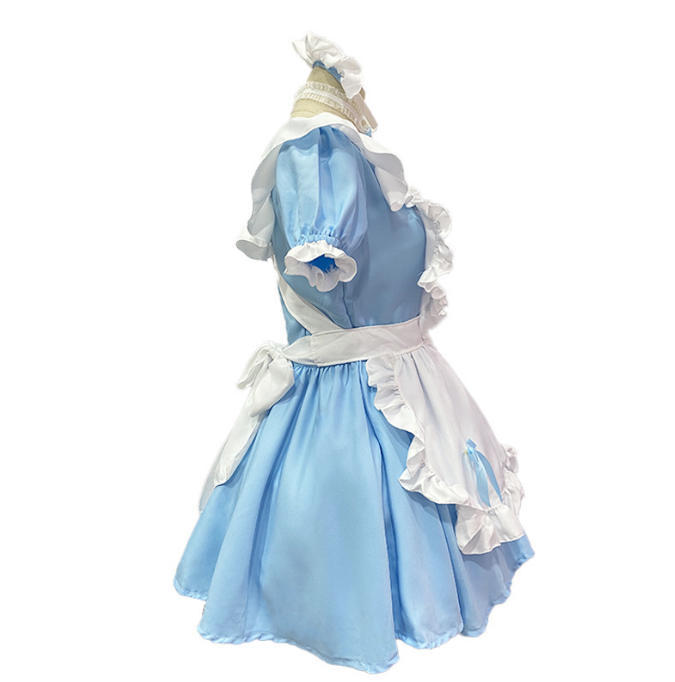 [.] One-piece готовая одежда Лолита учебное заведение праздник Halloween праздник Event кринолин костюмы бледно-голубой 