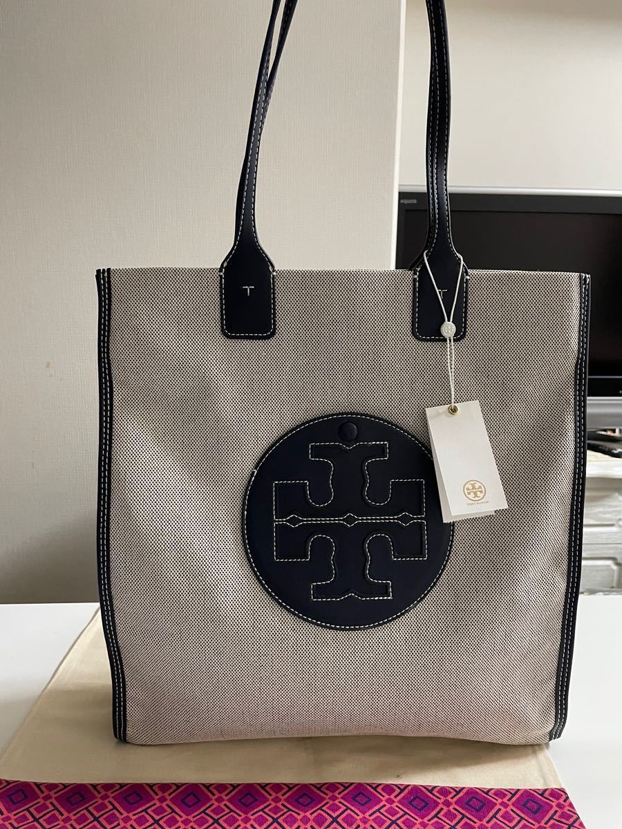 TORY BURCH トリーバーチ お洒落なトートバッグ 大容量 A4書類収納可