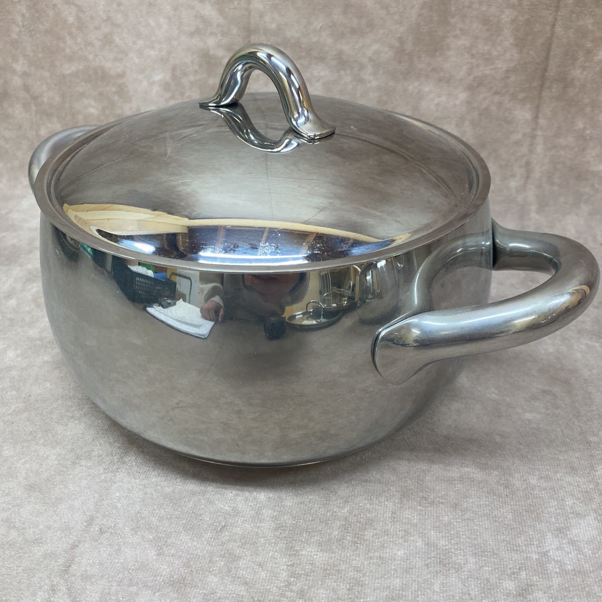 ALESSI アレッシー IH対応 両手鍋 蓋付き アレッシィ イタリア