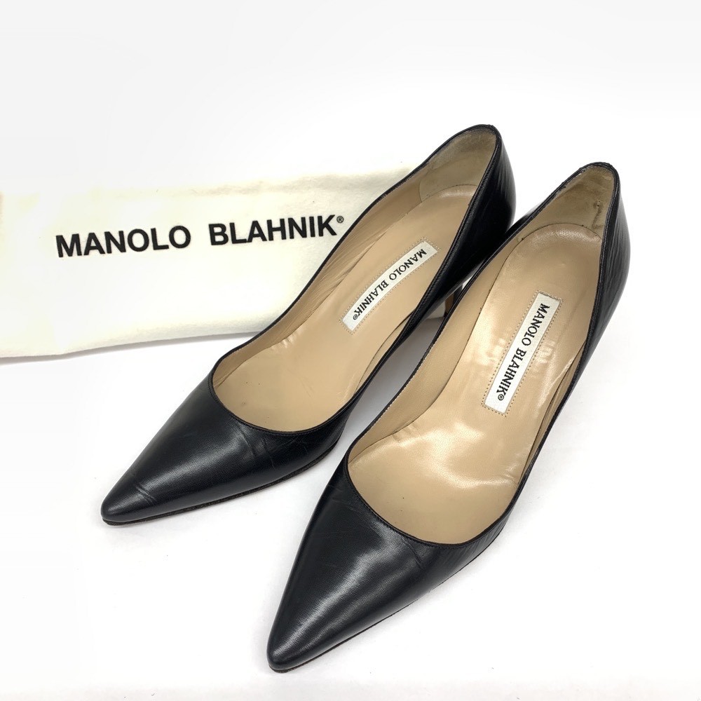 ◇Manolo Blahnik マノロブラニク ポインテッドトゥパンプス サイズ