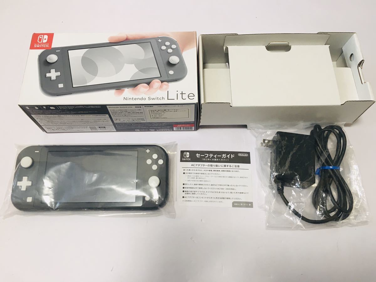 美品☆動作良好】Nintendo Switch Lite グレー 任天堂 ニンテンドー