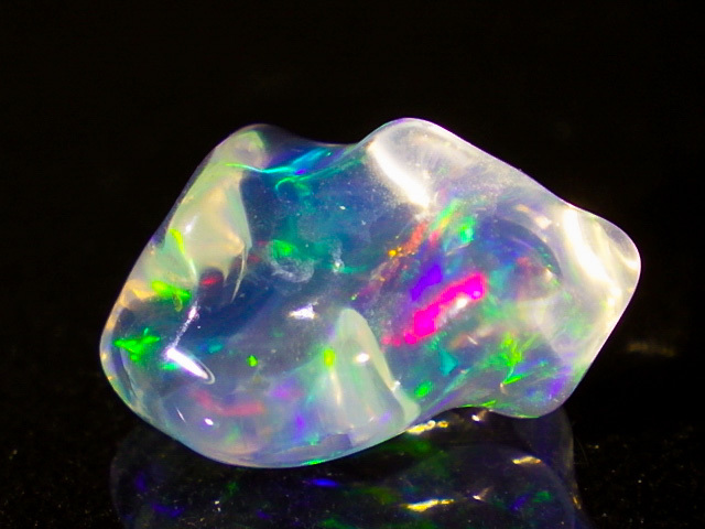 *echio Piaa n opal *4.7ct/15.4mm* Dan bru polish * gem . white stone natural stone opal* raw ore burnishing stone mineral * aquarium decoration 