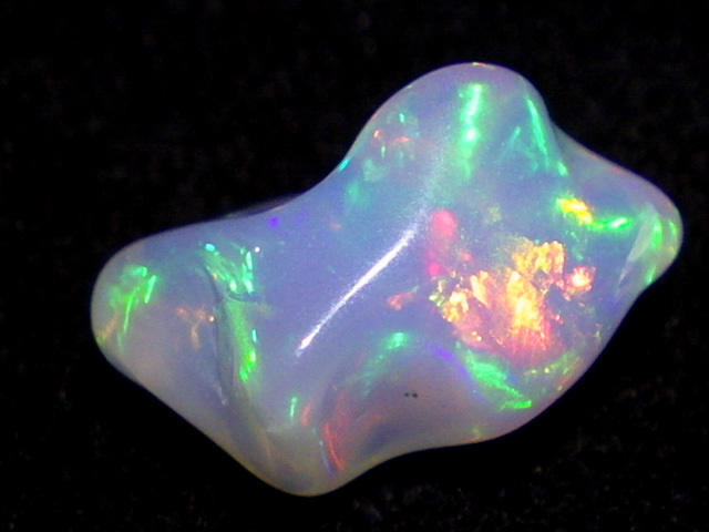 *echio Piaa n opal *4.7ct/15.4mm* Dan bru polish * gem . white stone natural stone opal* raw ore burnishing stone mineral * aquarium decoration 