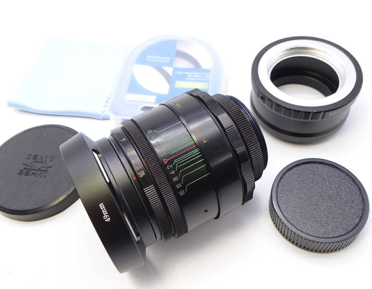 未使用品 Helios-44-2 58mm f2 ぐるぐるボケ ヘリオス 4 最大12%OFF
