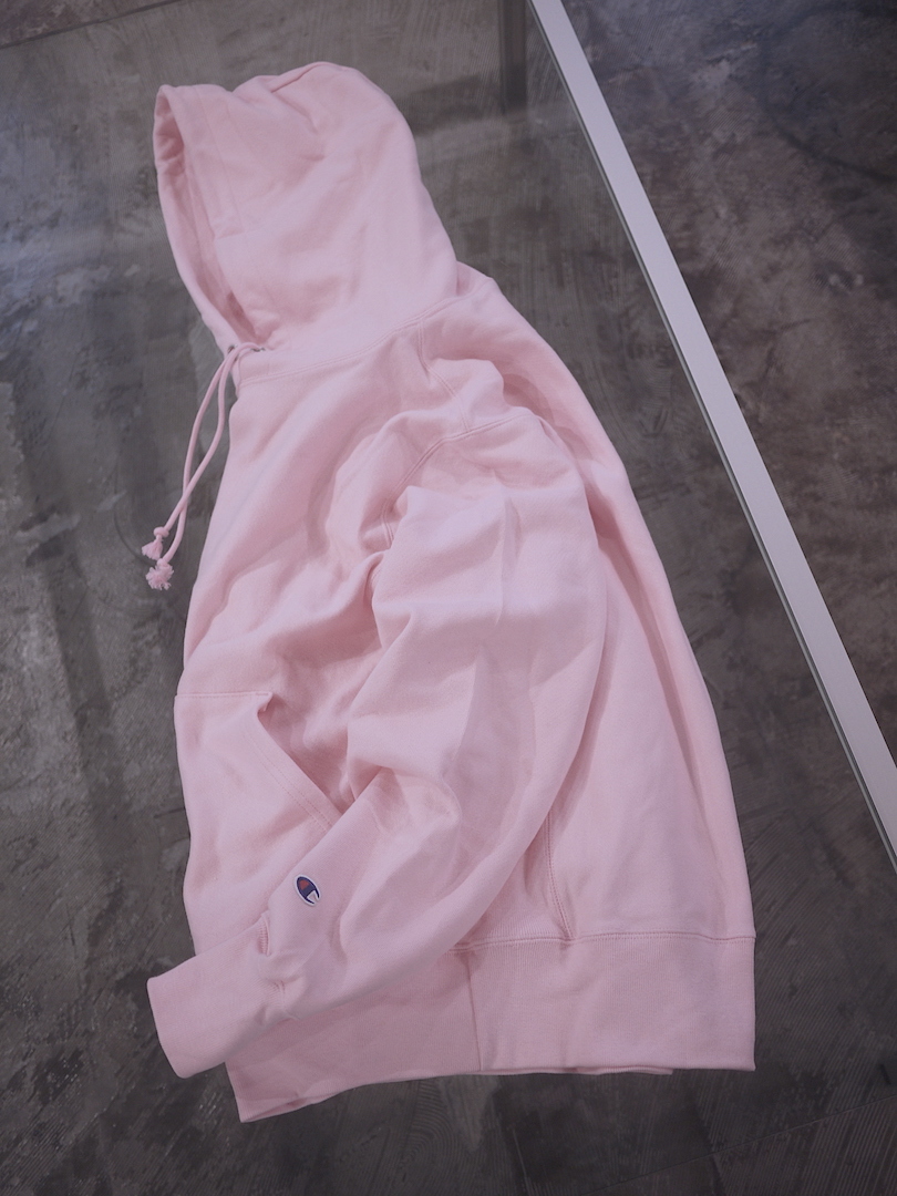 NY購入/M/PINK/Champion Reverse Weave PULLOVER HOODED/チャンピオン リバースウィーブ/単色タグ_画像5