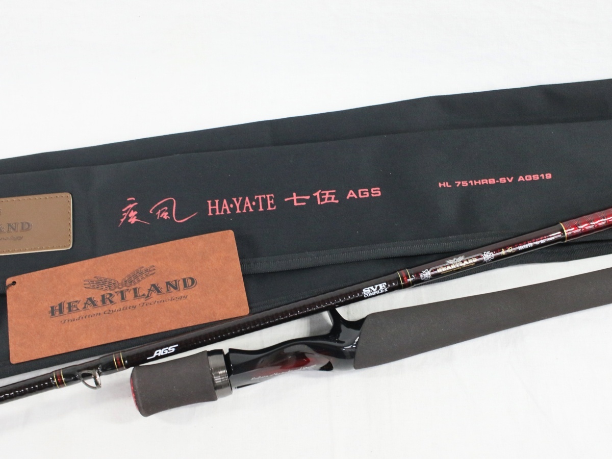 未使用品 DAIWA ダイワ HERRTLAND ハートランド 疾風七伍 HL751HRB-SV