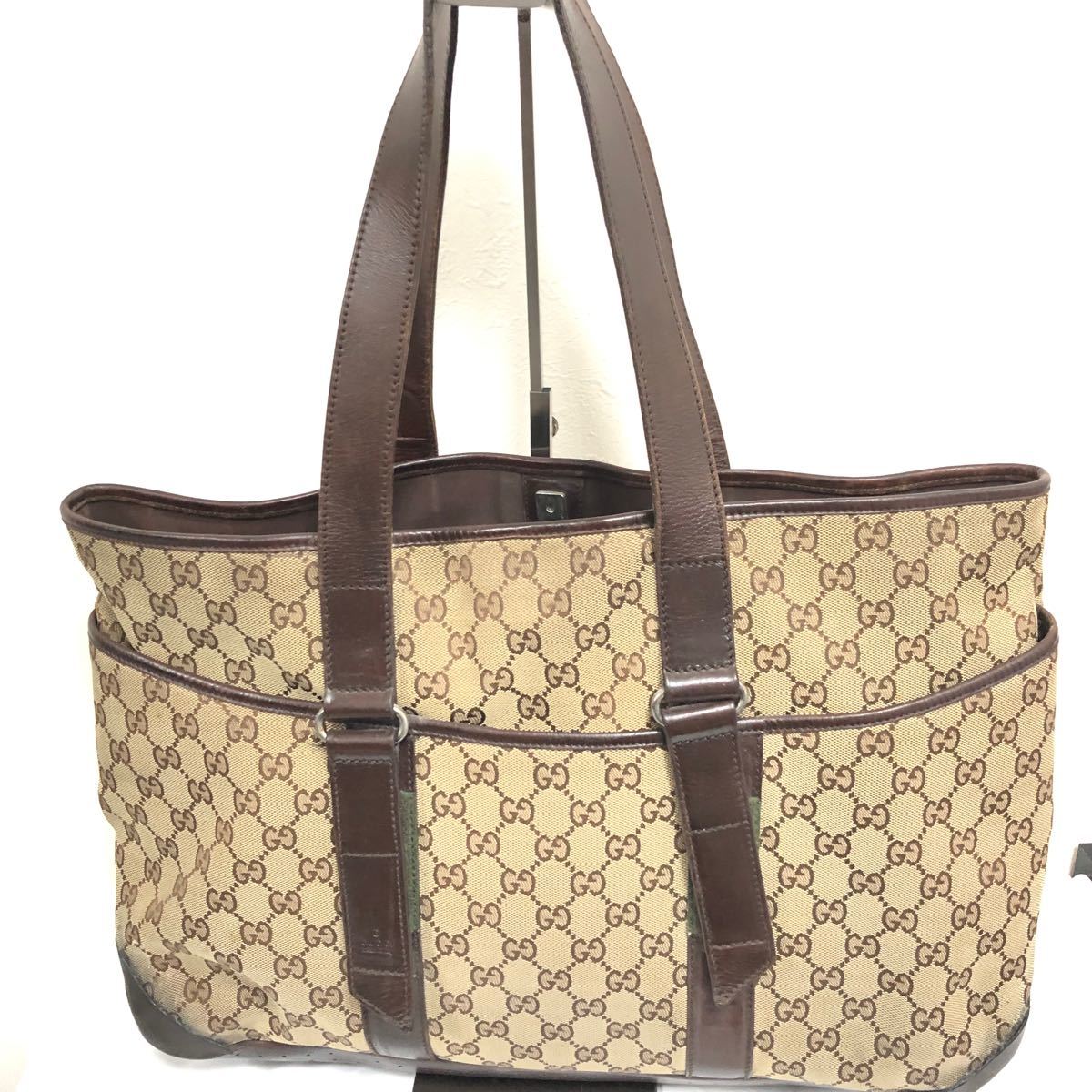 GUCCI グッチ GGキャンバス トートバッグ ショルダーバッグ
