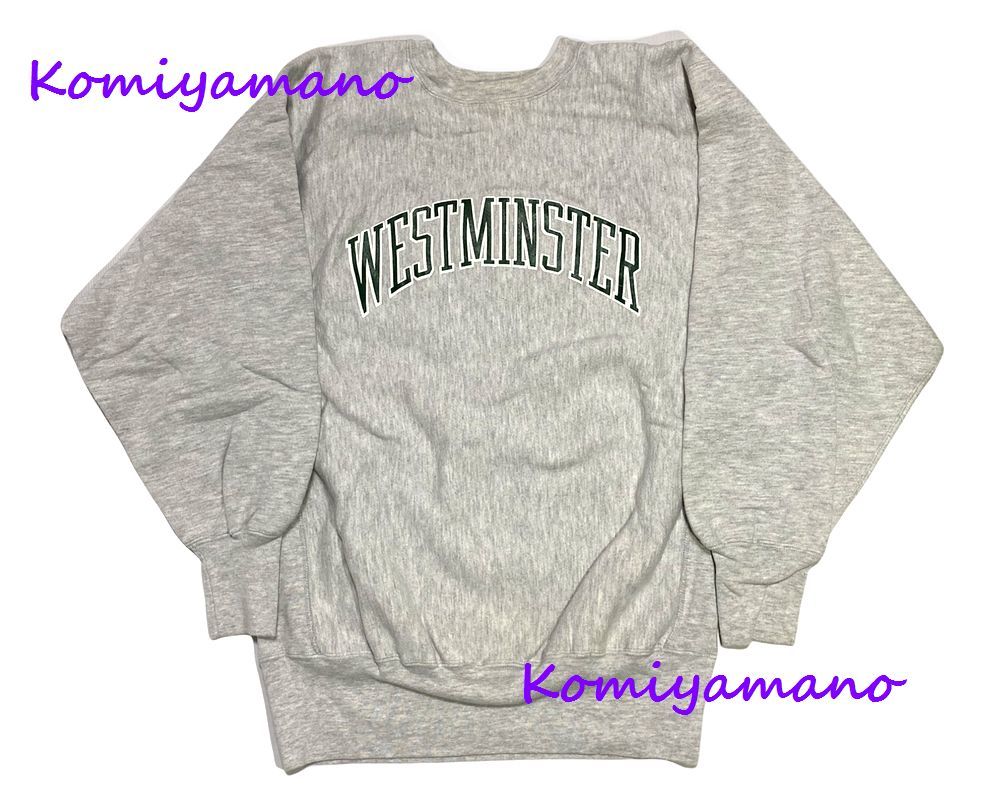 90s ビンテージ Champion リバースウィーブ スウェット XL REVERSE WEAVE ウェストミンスター大学 チャンピオン WESTMINSTER カレッジ_画像1