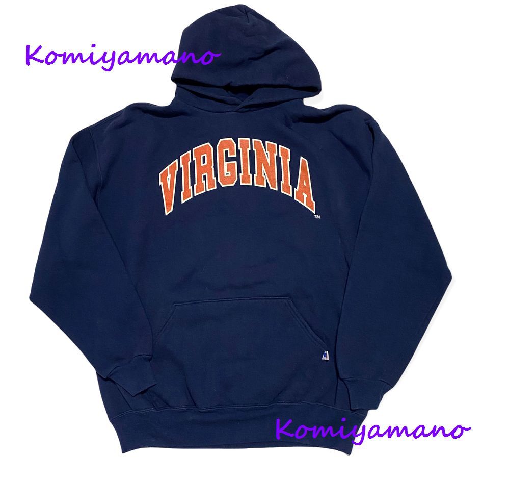 90s ビンテージ RUSSELL ATHLETIC VIRGINIA バージニア大学 パーカー フーディー カレッジ スウェット ＵＳＡ製 ラッセルアスレティック_画像1