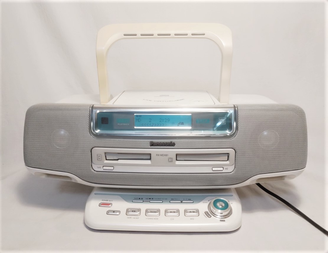 CD MD テープ プレイヤー(Panasonic)美品