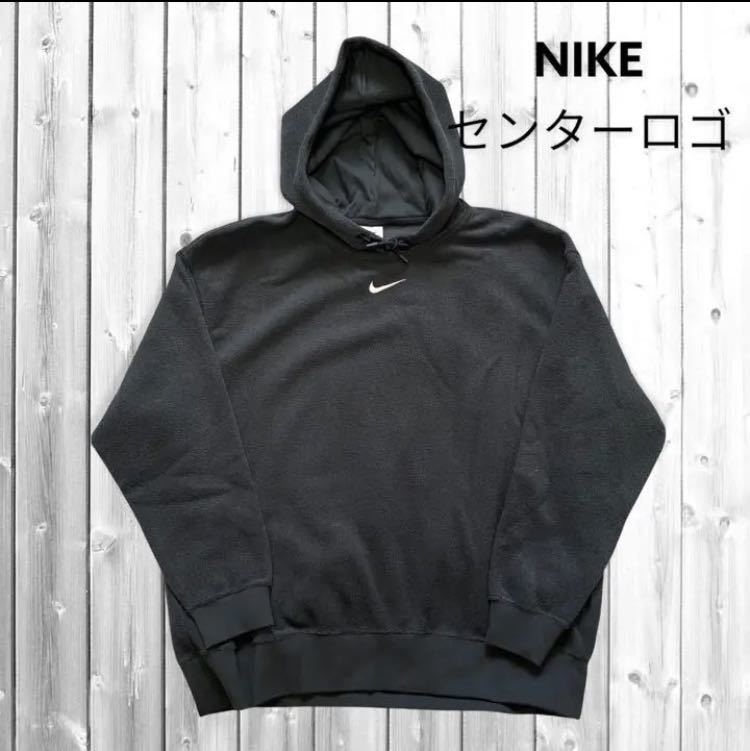 ヤフオク! - 【新品】NIKE センターロゴ スウッシュ 刺繍 パーカー...