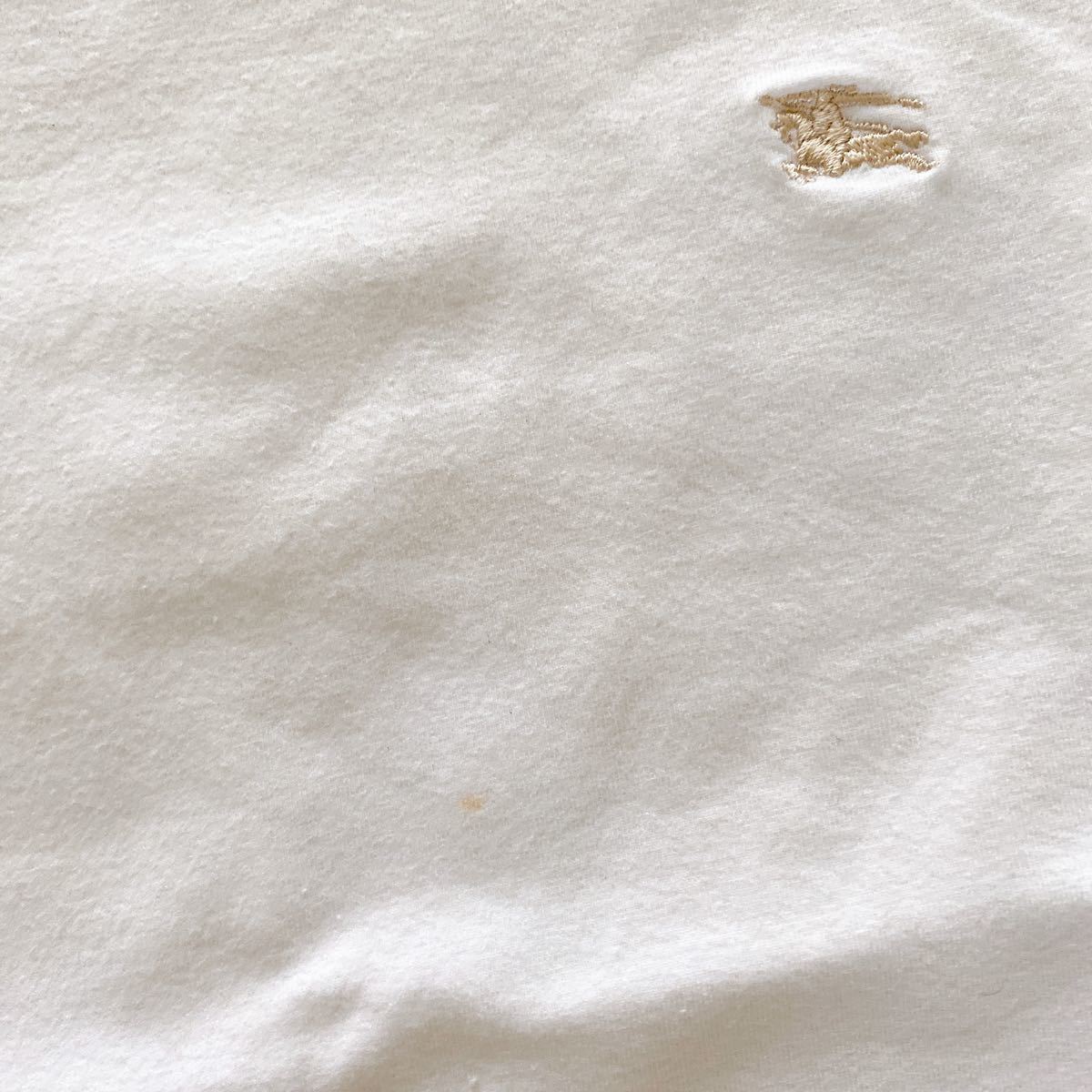 BURBERRY バーバリー ノバチェックライン 半袖Tシャツ 白 ブランド