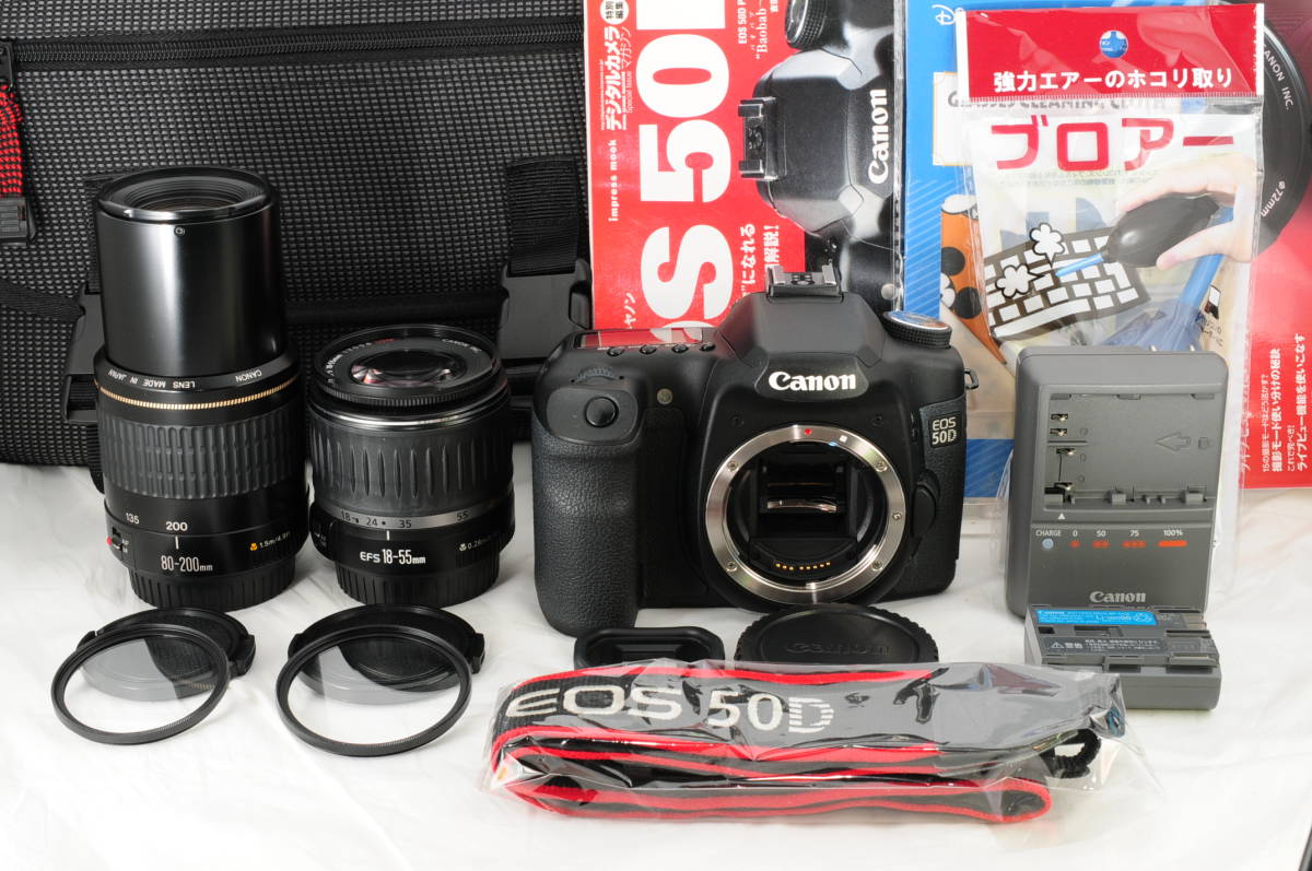 女性ワンオーナー】☆S数極少・新品同様☆Canon キヤノン EOS 50D 純正