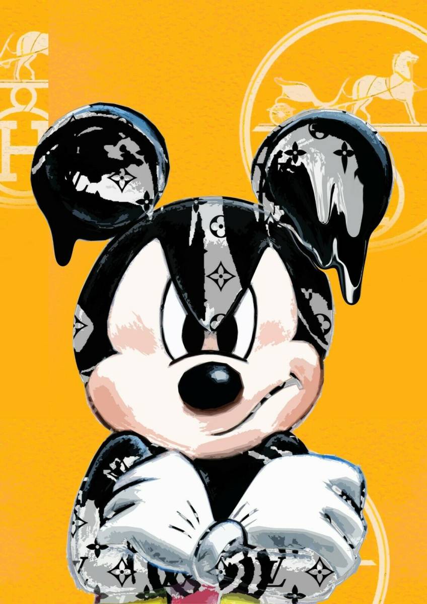 ミッキー・ミニー LOVE シルクスクリーン 限定版 DEATH NYC Yahoo!オークション - 世界限定100枚 DEATH NYC 正規品 アート