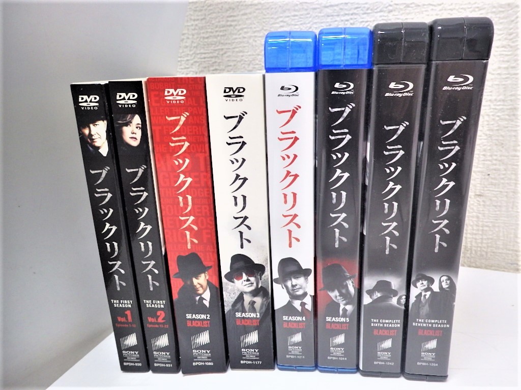 送料無料!K312-7◯ブラックリスト DVD Blu-ray シーズン1 シーズン2