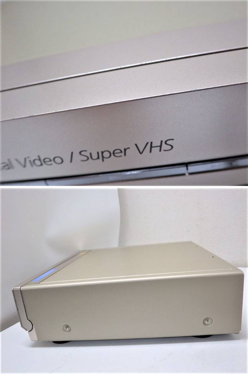 【送料無料】◯SONY ソニー VIDEO CASSETTE RECORDER ビデオカセットレコーダー WV-DR7 DV＆S-VHS ダブルビデオデッキ 2001年 ジャンク_画像6
