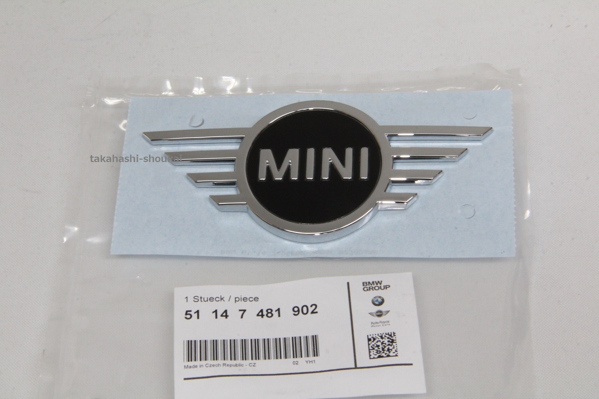@2018 year on and after ~ new design BMW MINI genuine products trunk emblem Mini F57 ( convertible ) 51147481902